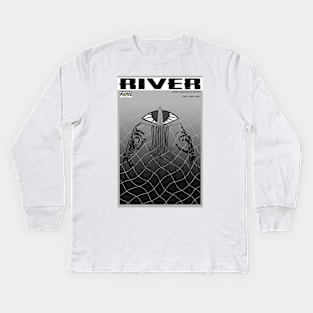 "River", Issue one, Fugitive Poems Kids Long Sleeve T-Shirt